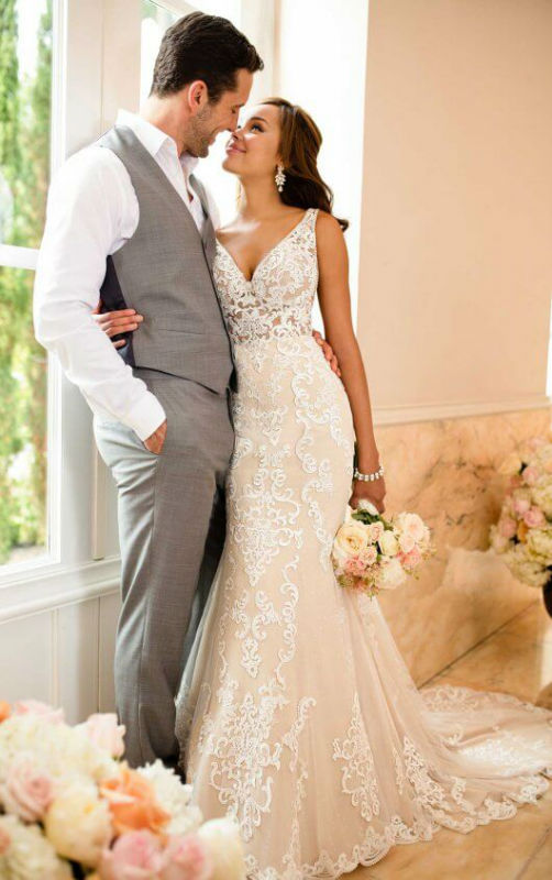 Stella york 2025 champagne wedding dress