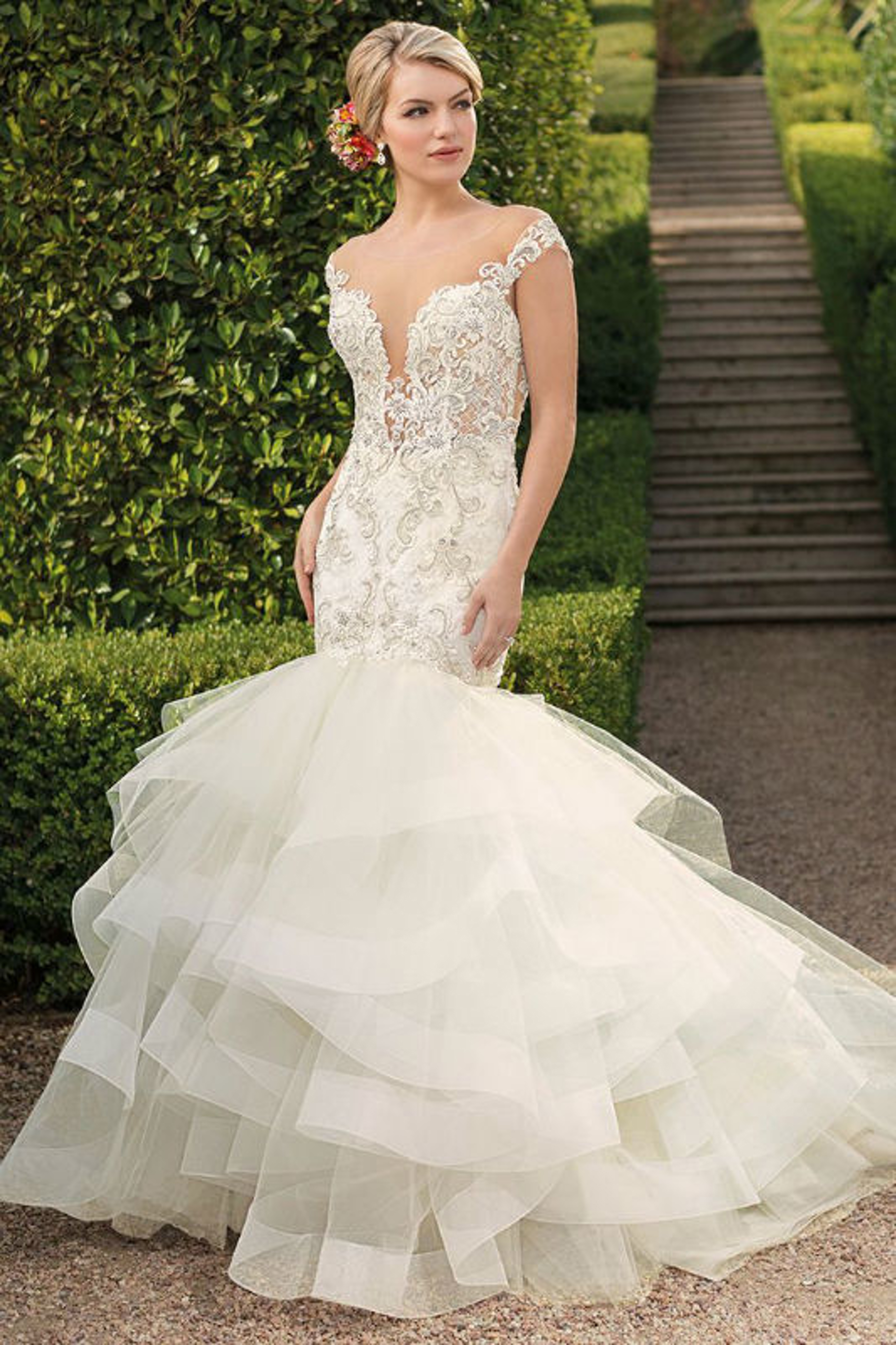 Casablanca mermaid wedding dress clearance