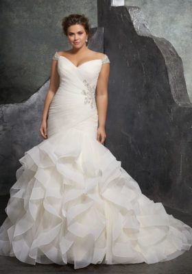Morilee #3237 - Kori #0 default Ivory thumbnail