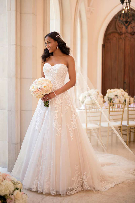 Stella york sales strapless wedding dress