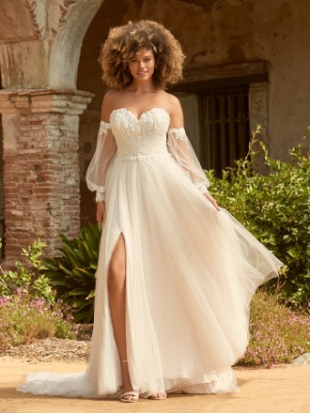 Maggie Sottero #Valetta-22MW544A01 #0 default Ivory over Soft Pearl (pictured) thumbnail