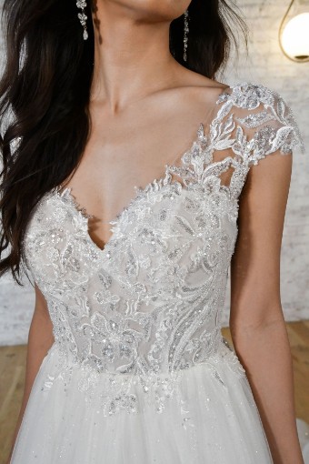 Stella York #7640 #2 default (IV-PL) Ivory Gown w Porcelain Tulle Illusion thumbnail