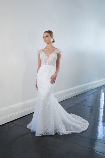Martina Liana #1526 #2 Ivory over Mocha (gown with Natural Illusion) thumbnail