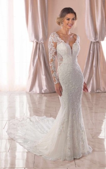 Stella York #6729CR #0 default Ivory/Crepe thumbnail