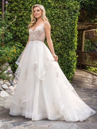 Casablanca Bridal #2355 #0 default Ivory/Nude/Silver thumbnail