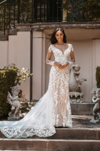 Allure Bridals #9906 #0 default Honey/Ivory/Nude thumbnail