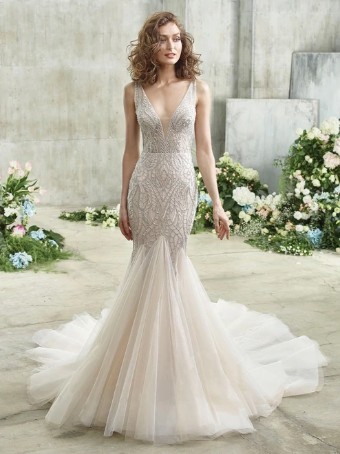 Badgley Mischka #Ellis #0 default Ivory/Sand Lining/Nude Tulle thumbnail