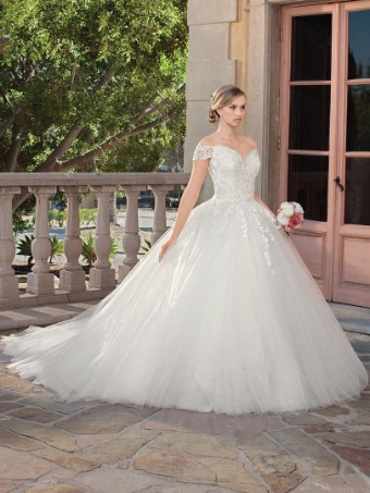 Casablanca Bridal #2312 Gracie #1 Ivory/Ivory/Silver thumbnail