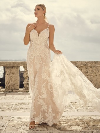 Maggie Sottero #BRIELLE #0 default Ivory (gown with Natural Illusion) thumbnail