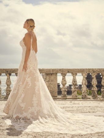 Maggie Sottero #BRIELLE #2 Ivory (gown with Natural Illusion) thumbnail