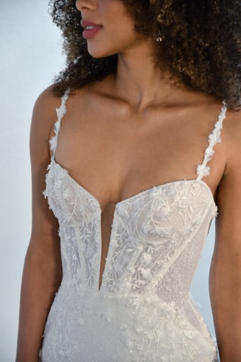 Martina Liana #1456IQ #2 default (IVIV-PL) Ivory Lace and Tulle over Ivory Gown w Porcelain Tulle Plunge thumbnail