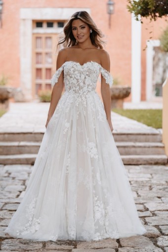 Allure Bridals #C654 #0 default Mocha/Champagne/Ivory/Nude thumbnail