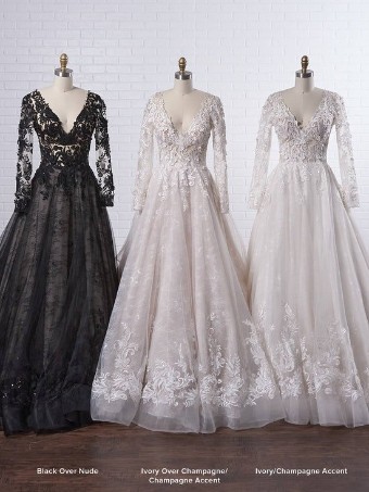 Sottero and Midgley #Zander - 9SC076 #3 Black over Nude thumbnail