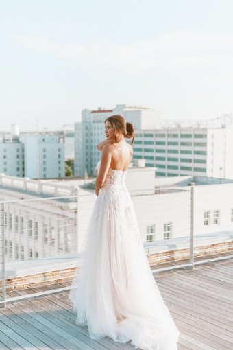 Stella York #7413IV - Lined #0 default (IV-IV) Ivory Lace and Tulle over Ivory Gown thumbnail
