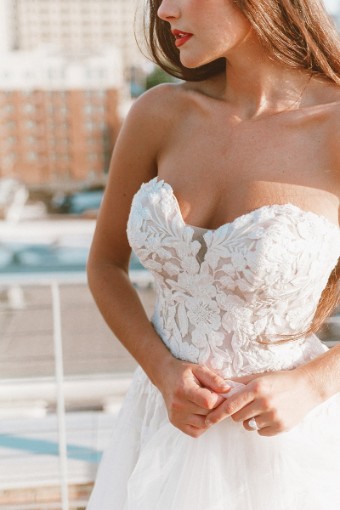 Stella York #7413IV - Lined #2 default (IV-IV) Ivory Lace and Tulle over Ivory Gown thumbnail