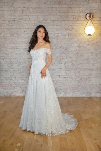 Stella York #7502CRBL #2 (IV-IV) Ivory Lace and Tulle over Ivory Gown thumbnail
