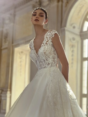 Pronovias #Trinity - Dress&Unlined Bodice #2 Off White thumbnail