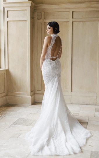Martina Liana #LE1314 #0 default (IV-IVR) Ivory Lace and Tulle over Ivory Gown thumbnail
