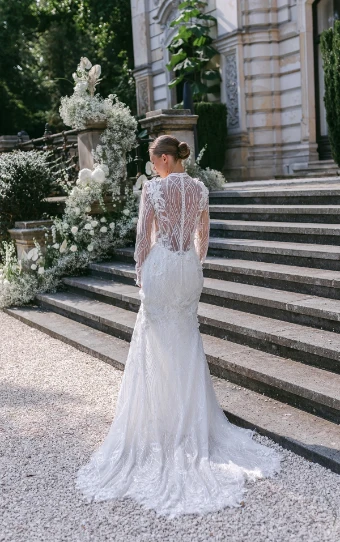 Martina Liana #LE1296 #2 (IV-IVR) Ivory Lace and Tulle over Ivory Gown thumbnail