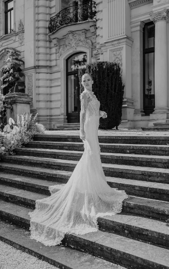 Martina Liana #LE1296 #0 default (IV-IVR) Ivory Lace and Tulle over Ivory Gown thumbnail