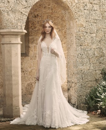 Maggie Sottero #Johanna 21MS349A01 #0 default Ivory/Blush thumbnail