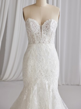 Maggie Sottero #HAILEY (23MS653B01 - Lined bodice) #7 default All Ivory (gown with Ivory Illusion) thumbnail