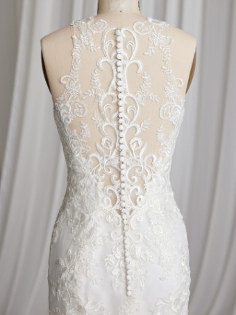 Maggie Sottero #CLAIRE (23MK605B01) #4 default All Ivory (gown with Ivory Illusion) thumbnail