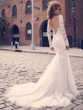 Maggie Sottero #Glenrowan 23MC114 #1 default Ivory (gown with Natural Illusion) thumbnail