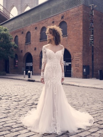Maggie Sottero #Glenrowan 23MC114 #0 default Ivory (gown with Natural Illusion) thumbnail