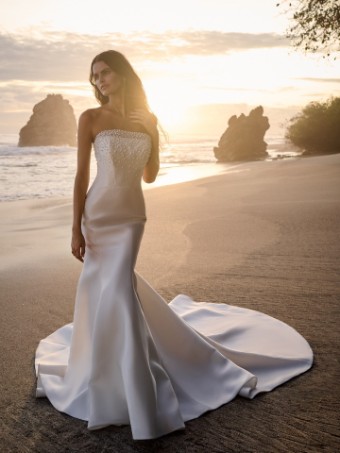 Sottero and Midgley #JASPER (24SC205B01 ) #1 All Ivory (gown with Ivory Illusion) thumbnail