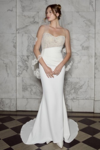 Casablanca Bridal #2581 #2 Ivory/Nude/Ivory/Silver thumbnail