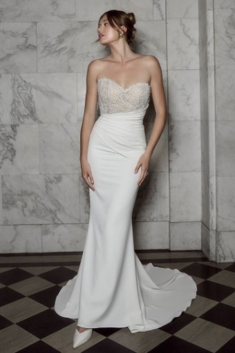 Casablanca Bridal #2581 #0 default Ivory/Nude/Ivory/Silver thumbnail