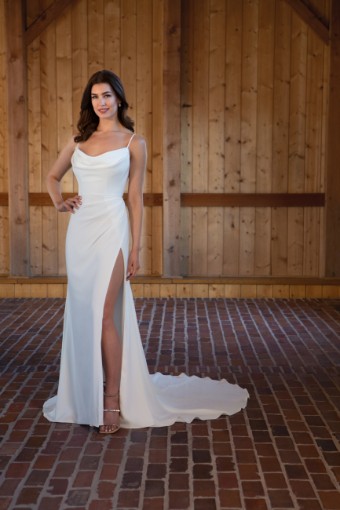 Essense of Australia #D3589 - With Slit #0 default Ivory thumbnail