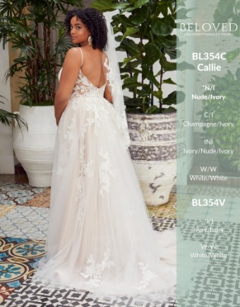 Casablanca Bridal #BL354 - Callie #3 Champagne/Ivory thumbnail