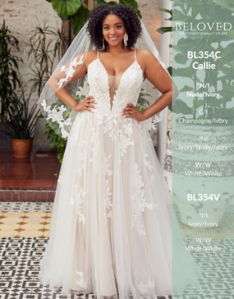 Casablanca Bridal #BL354 - Callie #4 default Champagne/Ivory thumbnail