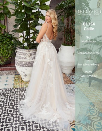 Casablanca Bridal #BL354 - Callie #1 Champagne/Ivory thumbnail
