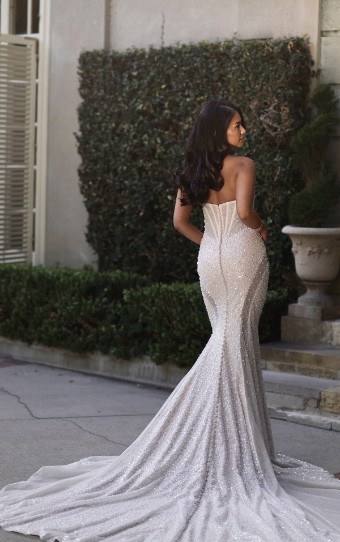 Martina Liana #1751 #1 IVORY LACE AND TULLE OVER IVORY GOWN thumbnail