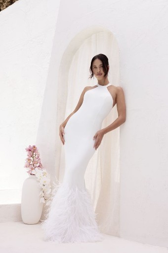 Casablanca Bridal #LE139 VOULA #0 default Ivory/Nude/Ivory thumbnail