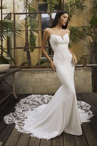 Casablanca Bridal #BL456 #0 default Ivory/Nude/Ivory/Silver thumbnail