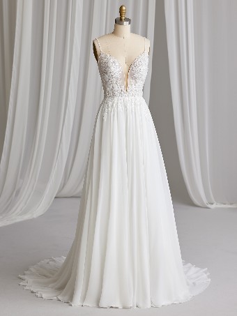 Sottero and Midgley #GAYLE (23RS693A01) #3 Ivory (gown with Natural Illusion) thumbnail
