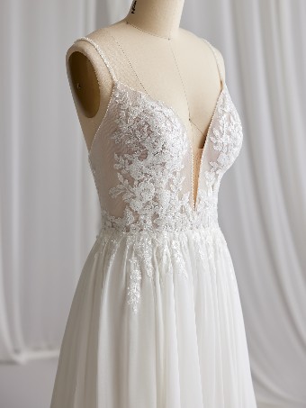 Sottero and Midgley #GAYLE (23RS693A01) #4 Ivory (gown with Natural Illusion) thumbnail