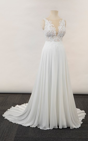 Essense of Australia #PA1259 #0 default (IV-PL) Ivory Gown w Porcelain Tulle Illusion thumbnail