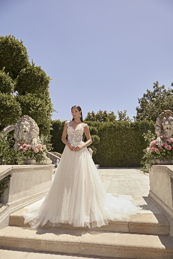 Casablanca Bridal #2500 #0 default Ivory/Mocha/Silver thumbnail