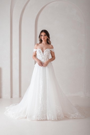 Ritzy Bridal #R25W03 - Zipper #0 default Ivory thumbnail