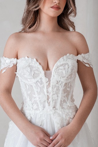 Ritzy Bridal #R25W03 - Zipper #3 default Ivory thumbnail