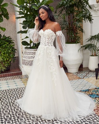 Casablanca Bridal #BL352 - Dayna #0 default Ivory/Nude/Ivory thumbnail