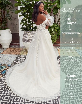 Casablanca Bridal #BL352 - Dayna #2 Ivory/Nude/Ivory thumbnail