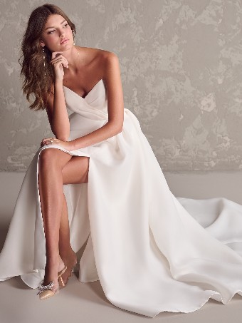 Maggie Sottero #NISHA (24MS214A01) #0 default Diamond White (gown with Natural Illusion) thumbnail
