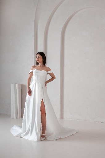 Ritzy Bridal #R25W12 - Zipper #3 default Ivory thumbnail