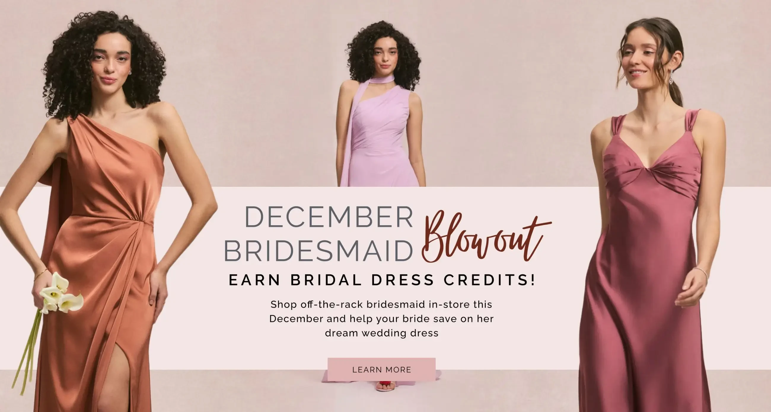 december bridesmaids blowout